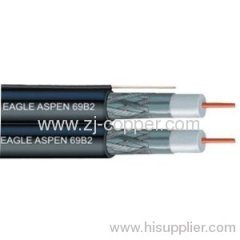 DUAL RG6 Coaxial Cable WITH MESSENGER