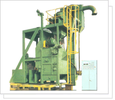 Tumble Shot Blasting Machine-Rubber Belt Conveyor