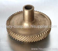 Hot forged drive shaft gear for electric reaper