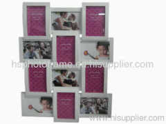 Plastic Injection Photo Frame, 4X6-6&6X4-6 opening,meansures 61.7X47.2X4.7CM