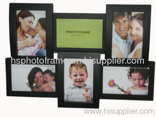 Plastic Injection Photo Frame,4X6-3&6X4-3 opening,meansures 46x33.5x4.7cm