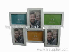 Plastic Injection Photo Frame, 4X6-6 opening,meansures 45x31x4cm