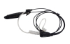 Two Way Radio Transparent Acoustic Tube Headset with Small Lapel PTT