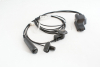 Two Way Radio Transparent Acoustic Tube Headset with Barrel Lapel PTT
