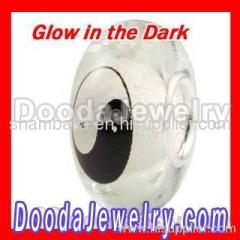 european Glow In The Dark Beads YIN YANG Fluorescent Bead