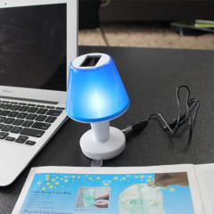 Solar desk lamp with 11 LEDs for solar camping light
