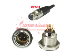 MINI 3P/4P/5P XLR audio connectors