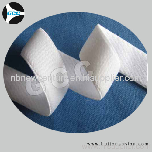 White Elastic Webbing Tape