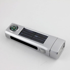 Solar flashlight with compass be powered by solar energy