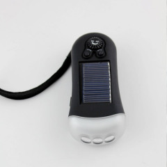 Solar flashlight energy-saving with radio