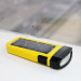 Flashlight with solar panel