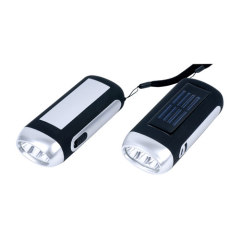 Solar flashlight with super bright LED lights