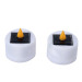 solar candle lights work for 8-15 hours