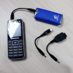 Mobile phone emergency charger for solar mobile charger