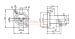 male connector XLR 3holes 3pins plug pins