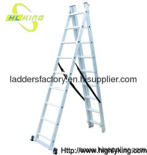 Aluminium folding Triple extension ladder(HE-309)