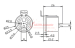 3-pin XLR female chassis sockets