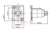 connectors XLR with push to male jacks