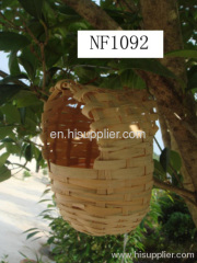 bamboo bird house