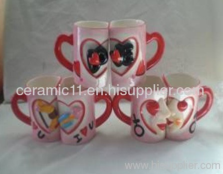 heart coffee mug