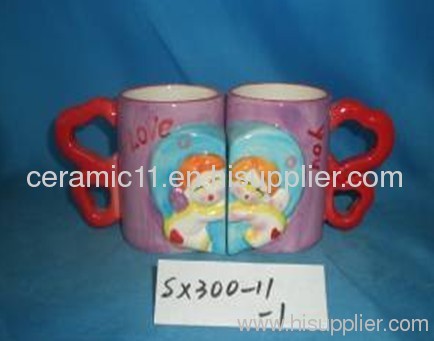 heart ceramic mug