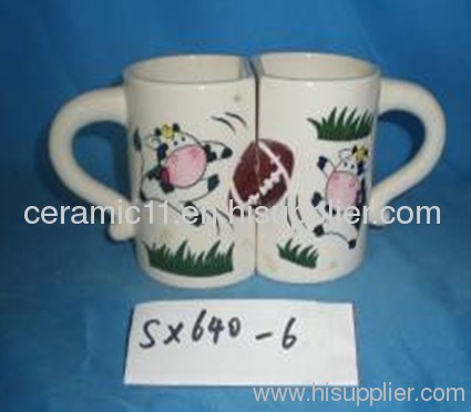 couple stoneware mug