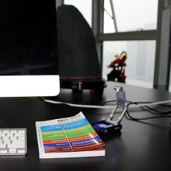Foldable reading LED book light