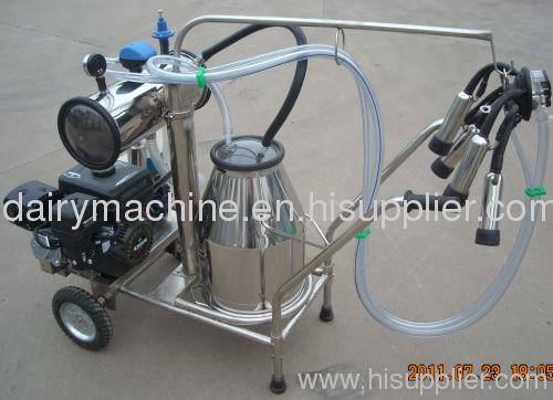 gasoline portable single milking machine for cow