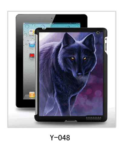 3d iPad case2/3/4 pc case rubber coated