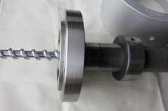 Single screw for PVC pipe