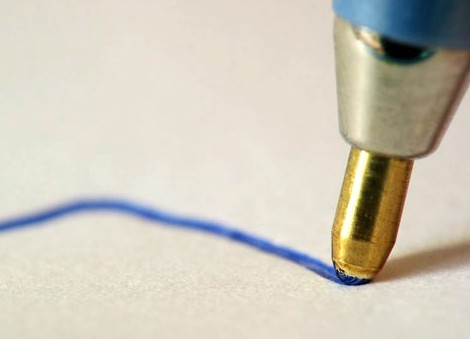 How Fine Ballpoint Pens Work