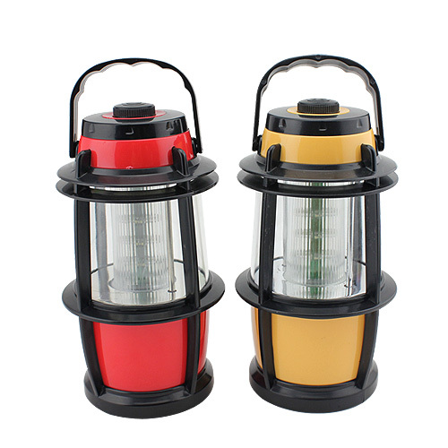 Oak barrel shaped camping lights