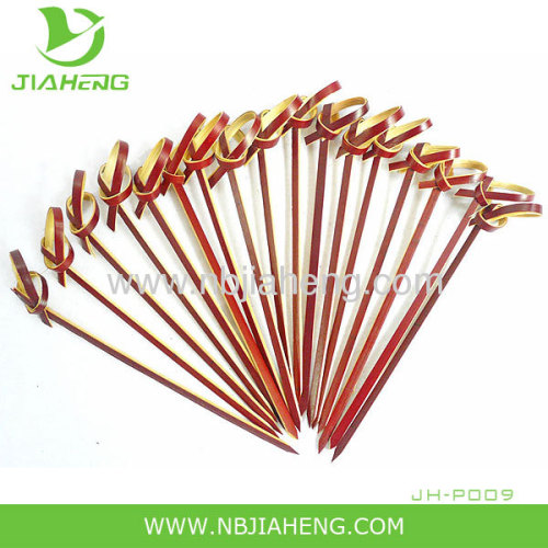 3.75" BAMBOO KNOT PICKS SKEWERS