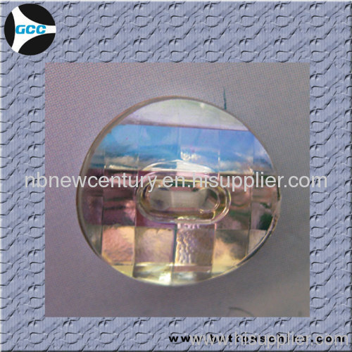Acrylic stone round button