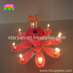 magic flower candle