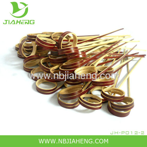 Health cleaned Disposable bamboo looped skewers