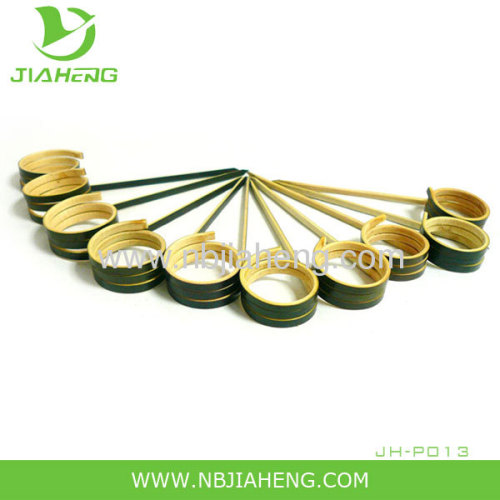 disposable bamboo loop bamboo skewers for BBQ use