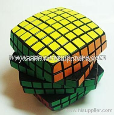 YJ-7x7x7 Magic Cube,8.3 cm seven-layer white magic cube