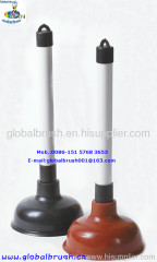 HQ2215-A mini bathroom accessories master rubber toilet plunger,toilet pump,with plastic handle,drain buster set