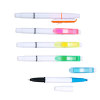 Highlighter & ballpen with sticky notes for highlighter set