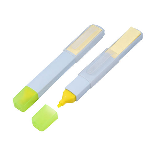 Highlighter set with sticky note