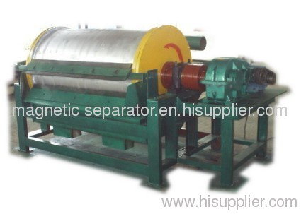 High yield drum wet magnetic seprators