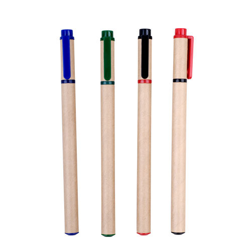 Paper-pipe recycled ball-pens