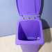 Trash can shaped pen holders