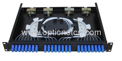 Rack Mounting Enclosure ODF 24 cores Optical Fiber Distribution Frame Optical Splitter Box Fiber Distribution Cabinet