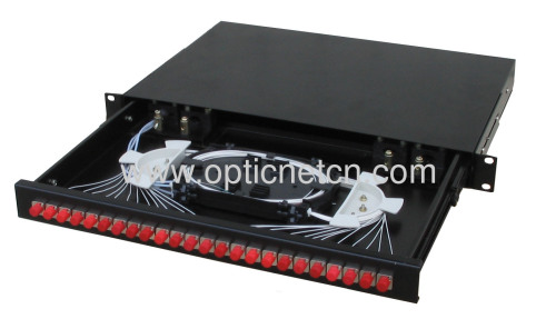Fiber Optic Distribution Box Patchpanel 12 cores Optical Splitter Box Outdoor Cable Distribution Box