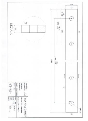 Crosscut blade