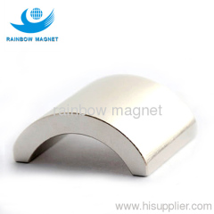 permanent neodymium Iron arc magnet