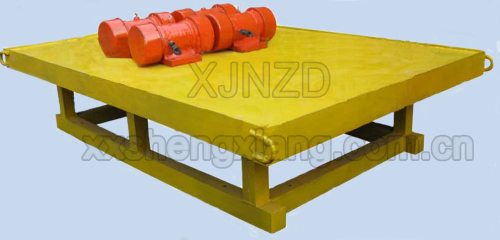 Low noise vibrating table