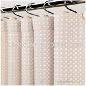 Polyester Waffle Shower Curtain